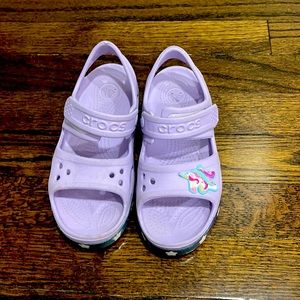Lavender girl’s Crocs